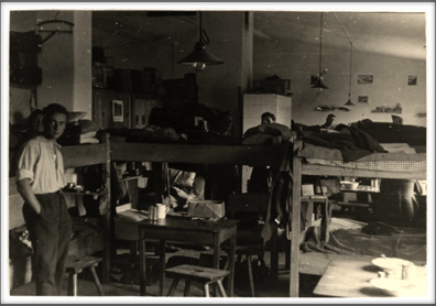 1942-43 inside barracks of Oflag 64, then called Oflag XXIB and occupied by British POWs